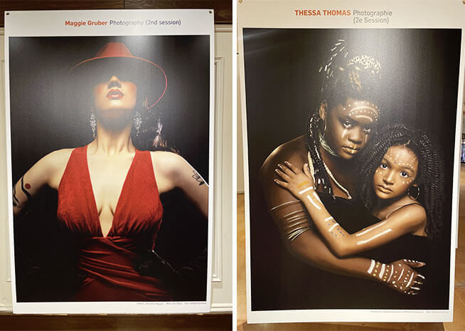 Two powerful portraits showcasing the beauty of confidence and cultural heritage.