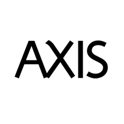 Logo for the magazine Axis.