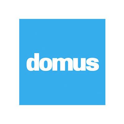 Logo for the magazine Domus.