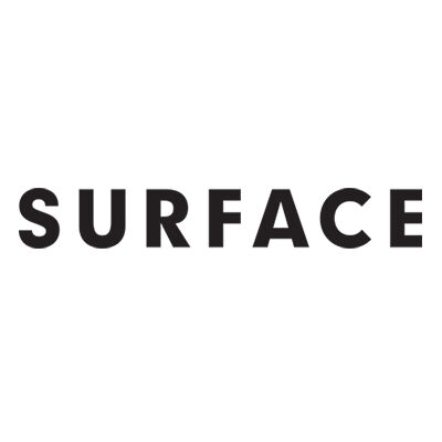 Logo for Surface magazine.