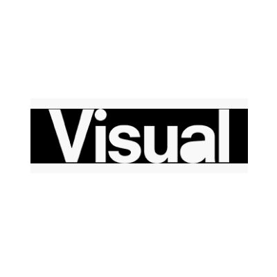 Logotip per a la revista Visual.